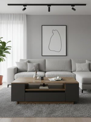 Mesa de centro Kevin Negro y Gales